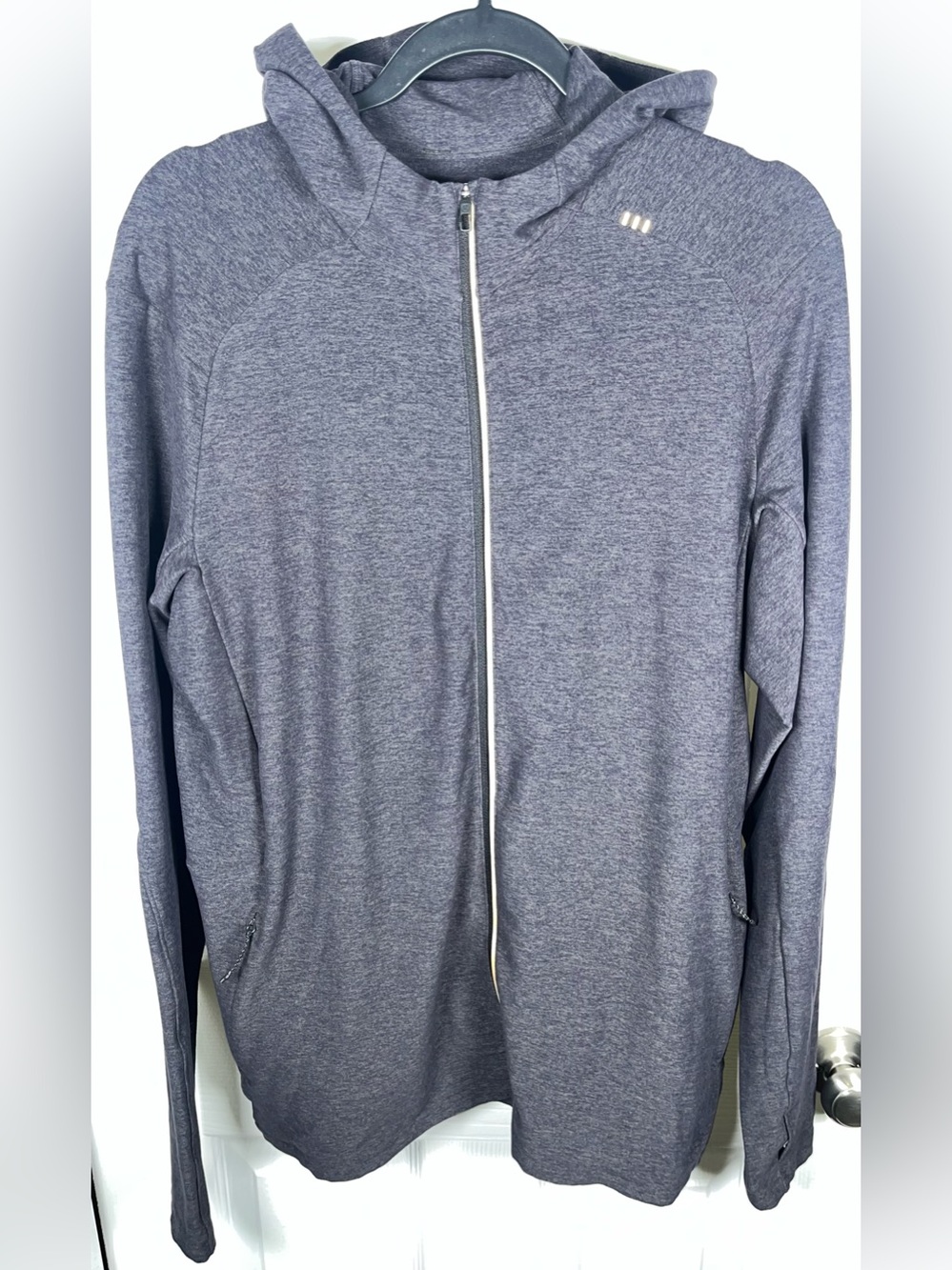 Lululemon Surge Warm Full Zip Hoodie Zip Jacket M4A77S Men’s Large Heather